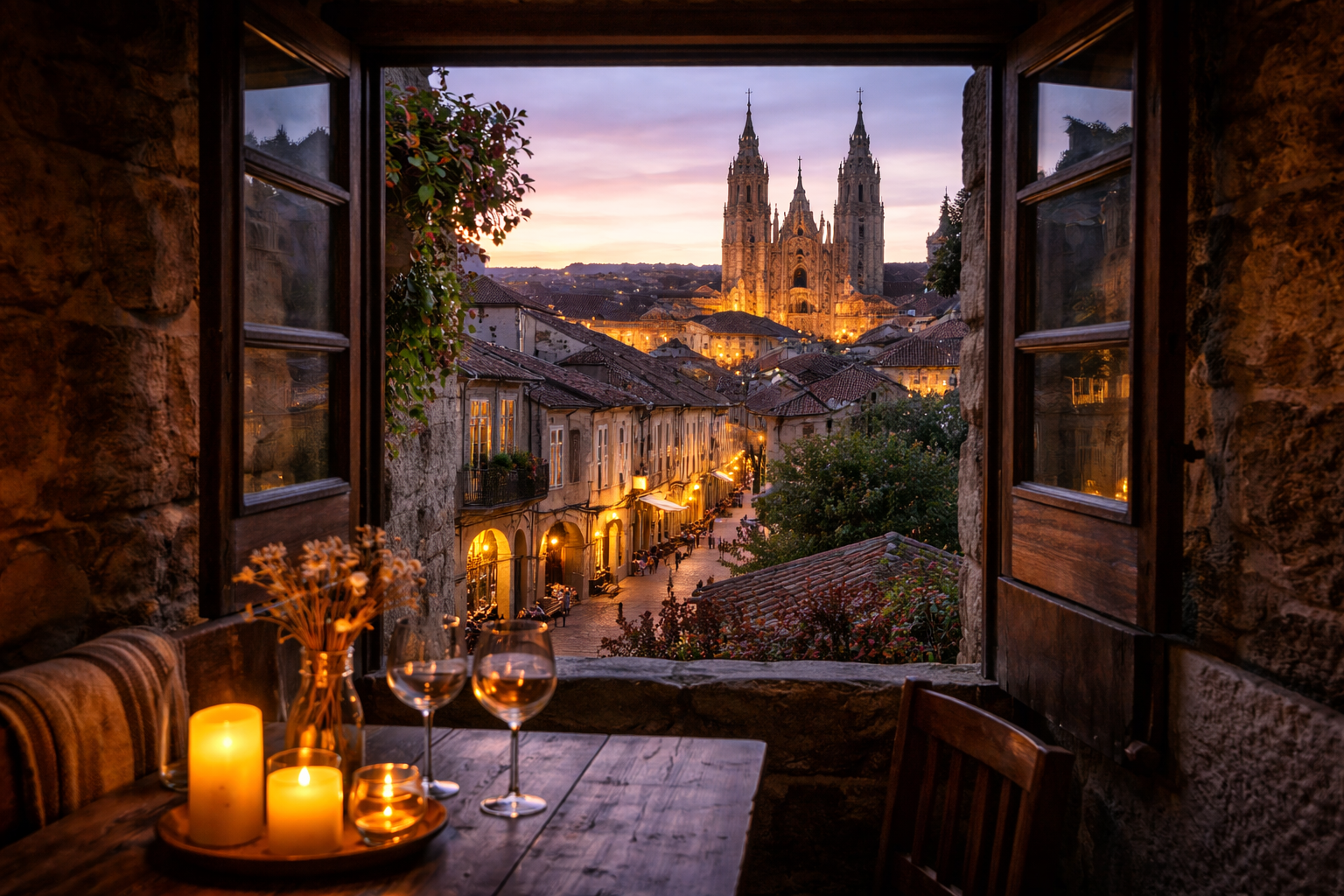 dónde comer en el casco histórico de Santiago de Compostela